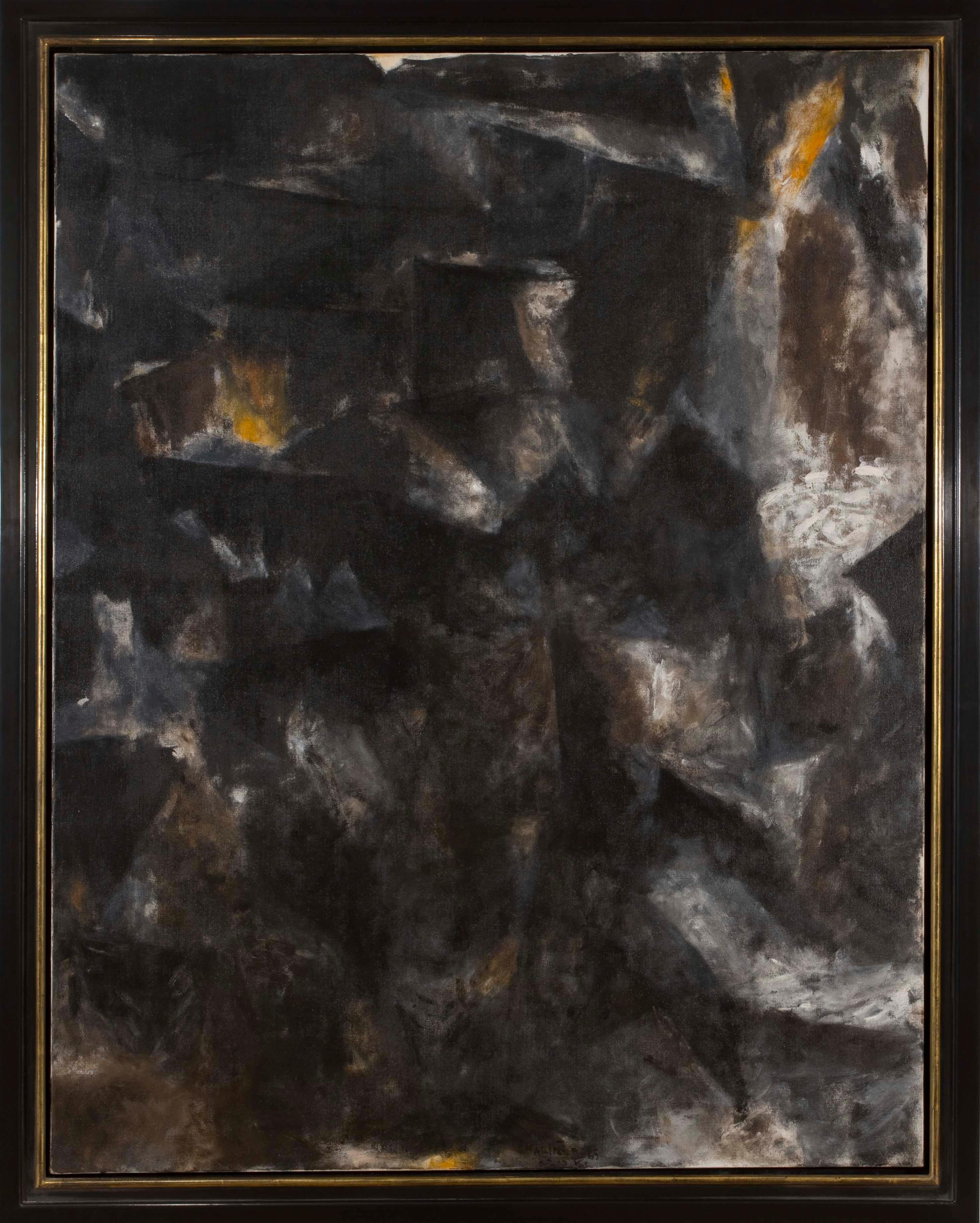 Avigdor Arikha Abstract Painting – Ohne Titel, 1965