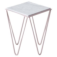 Avior - Carrara Marble Side Table