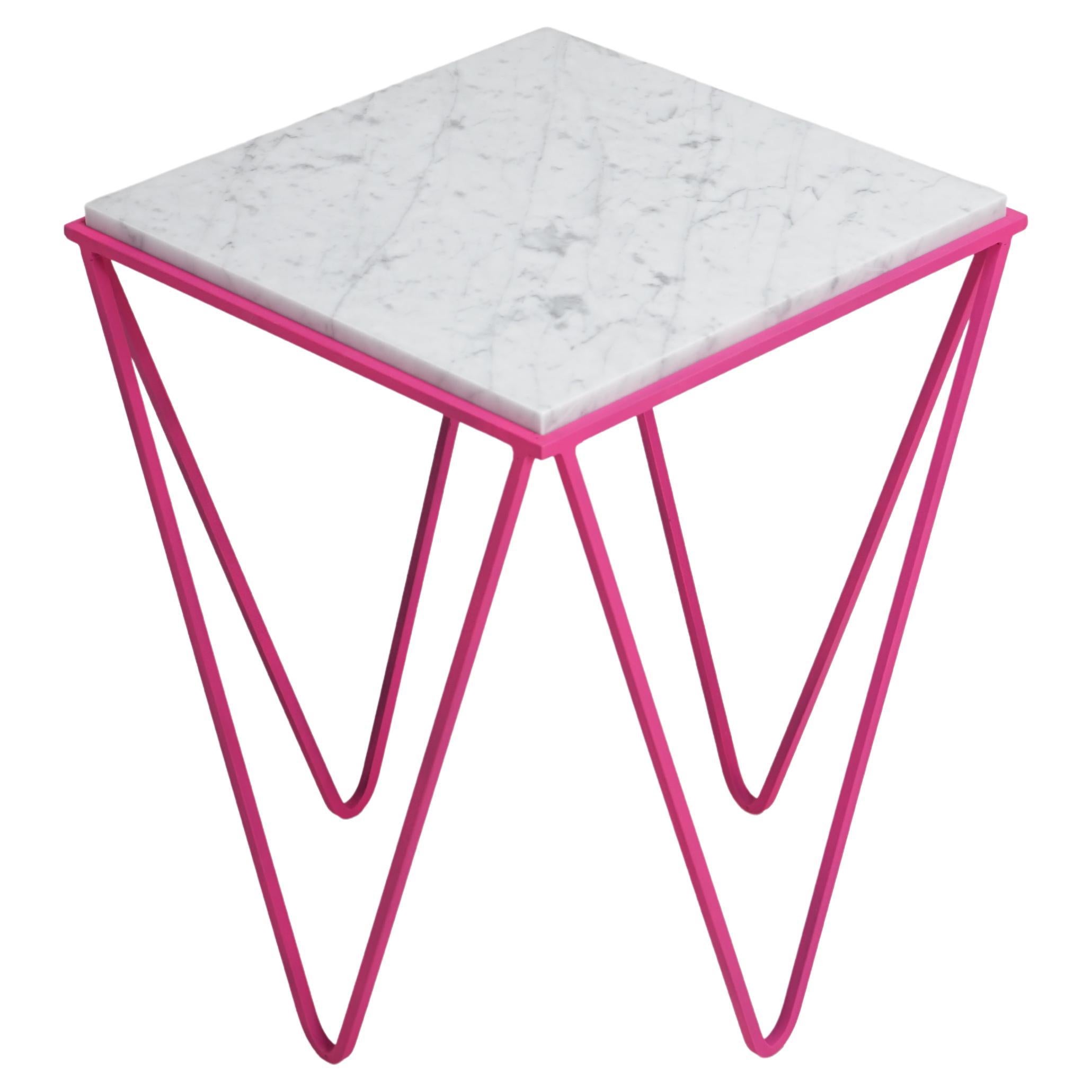 Avior, Fuchsia Fluo Side Table For Sale