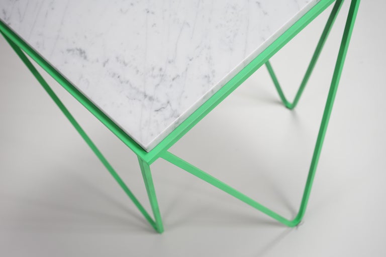 Italian Avior - Green Fluo Side Table  For Sale