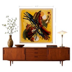 Aviva Margalit “Enghared Garden” Handwoven Tapestry, Mambush Workshop, Ein Hod