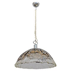 Attributed to AV Mazzega Mid-Century Modern Italian Murano Glass Pendant, 1970s