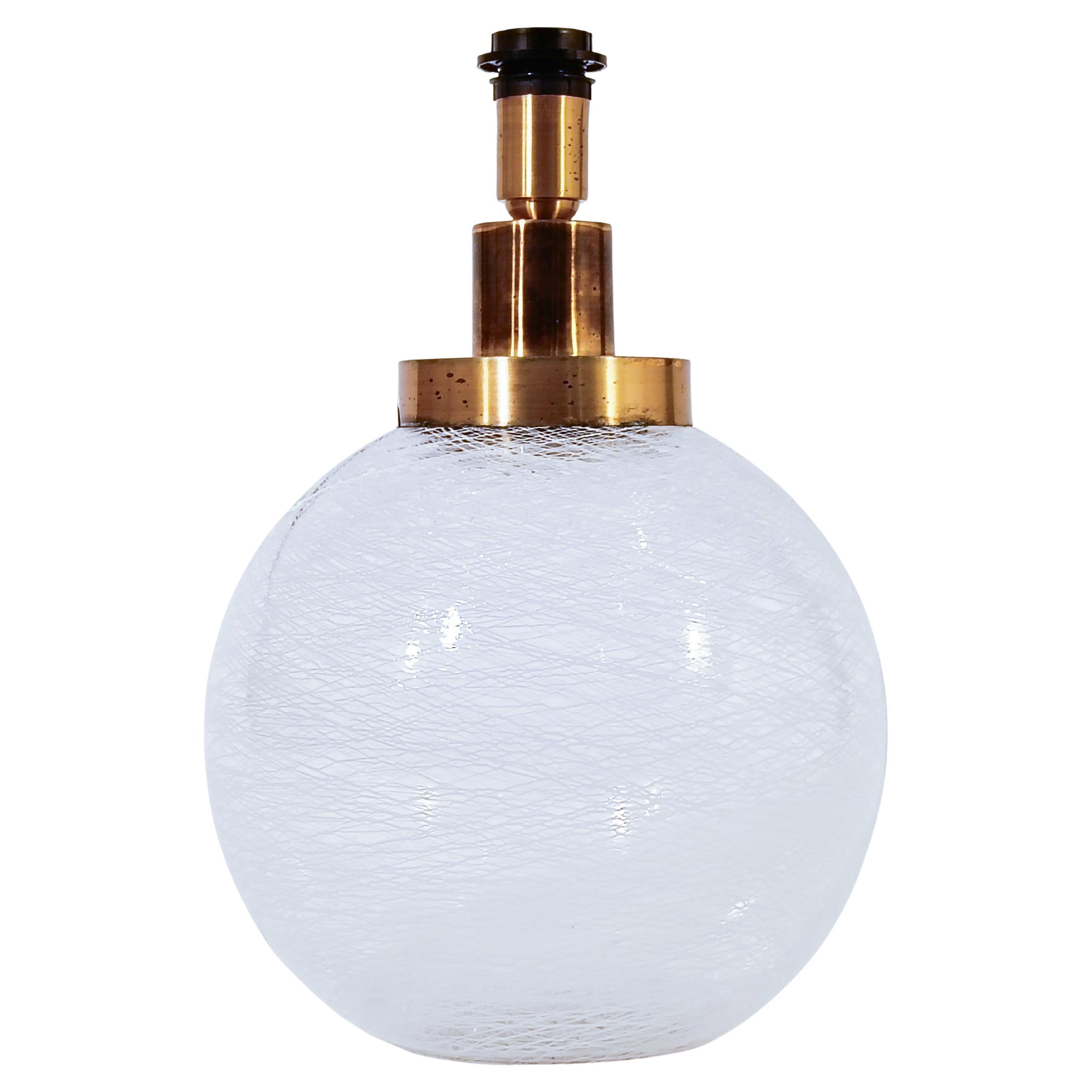 AVMazzega. Huge Space Age Murano glass table lamp, Italy, 1970s For Sale