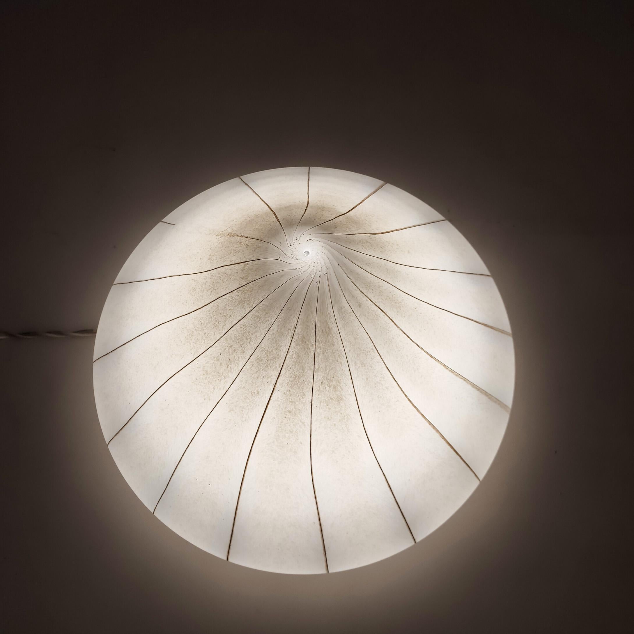 AVMazzega. Space Age style Murano glass table lamp, Italy, 1970s finales del siglo XX en venta