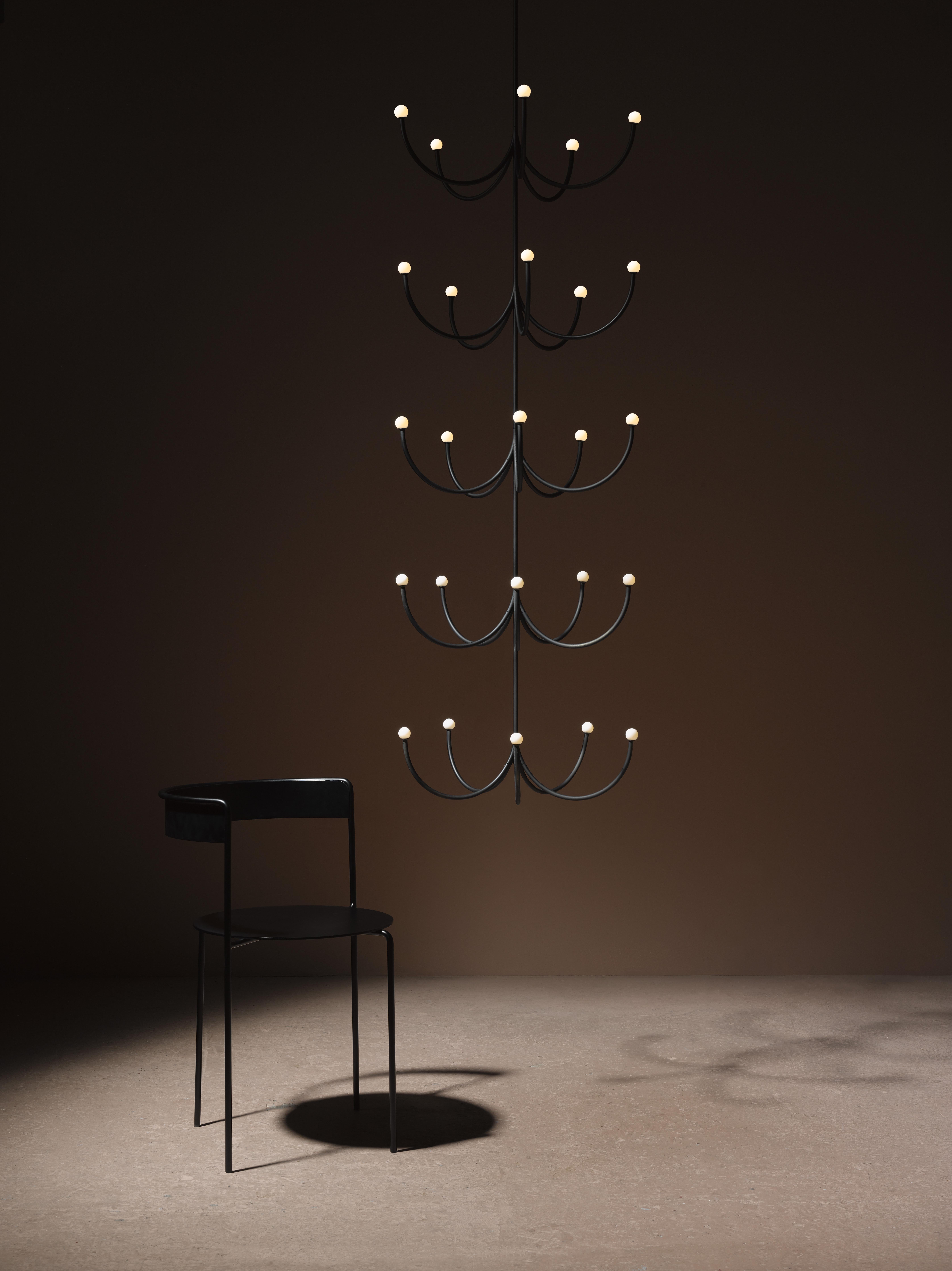 American Avoa Chair in Black by Pedro Paulo Venzon, 1stdibs New York For Sale