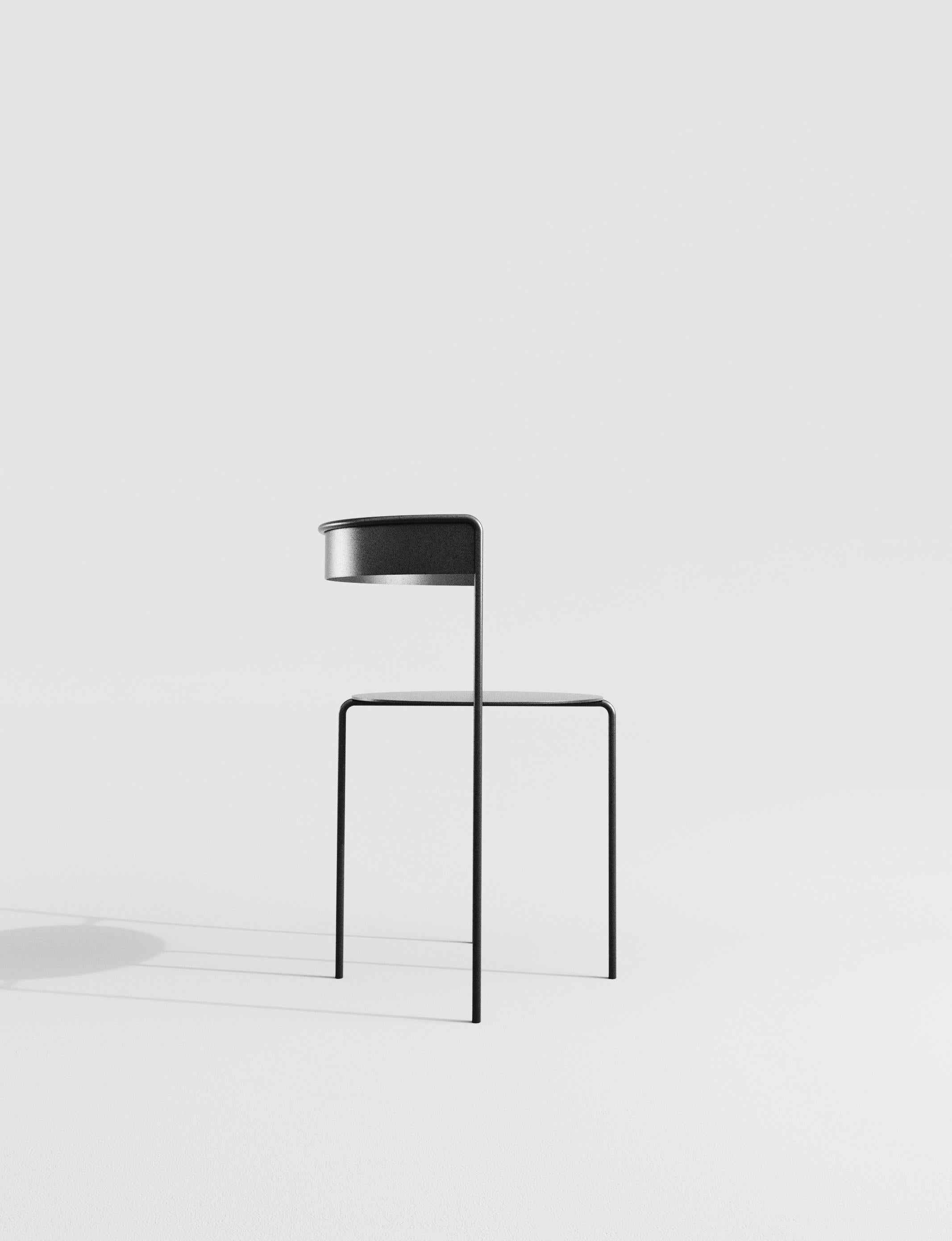 Contemporary Avoa Chair • Handmade Edition • in Steel by Pedro Paulo-Venzon For Sale