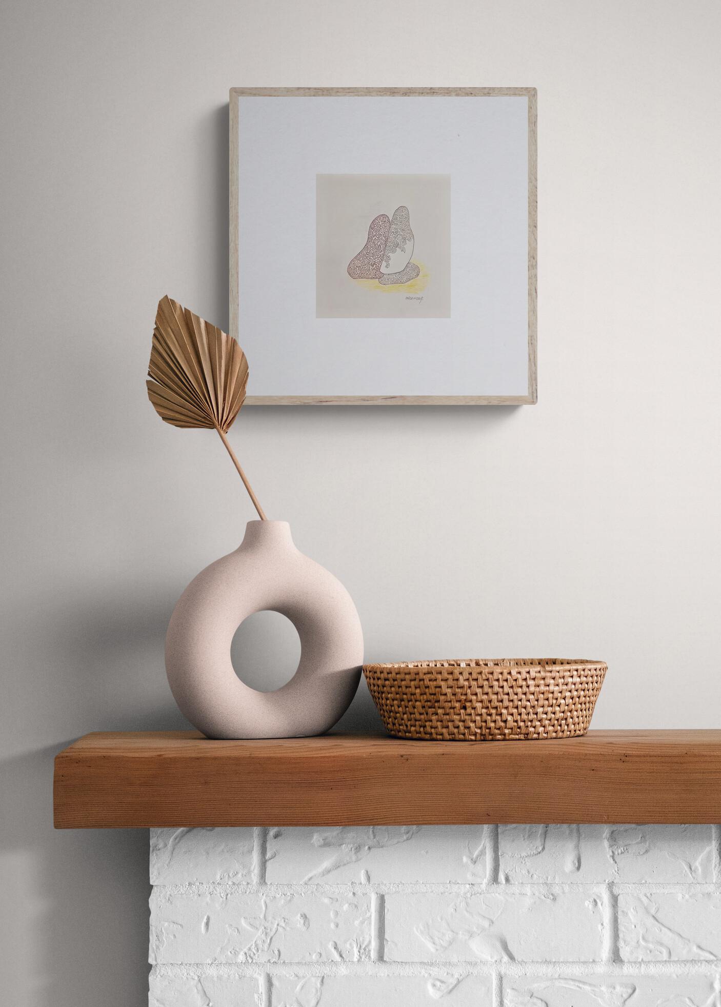 Stones III (~22% OFF LIST PRICE) - Abstract Print by Avraham Inlender