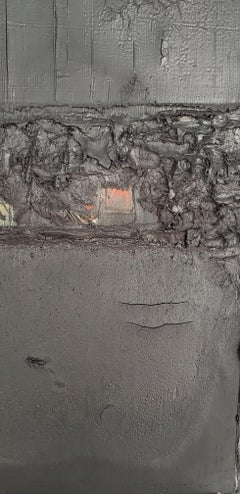 Avshalom Okashi Abstract Composition Oil on Canvas Dated 1961