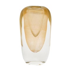 Avventurina Murano Glass Sommerso Vase