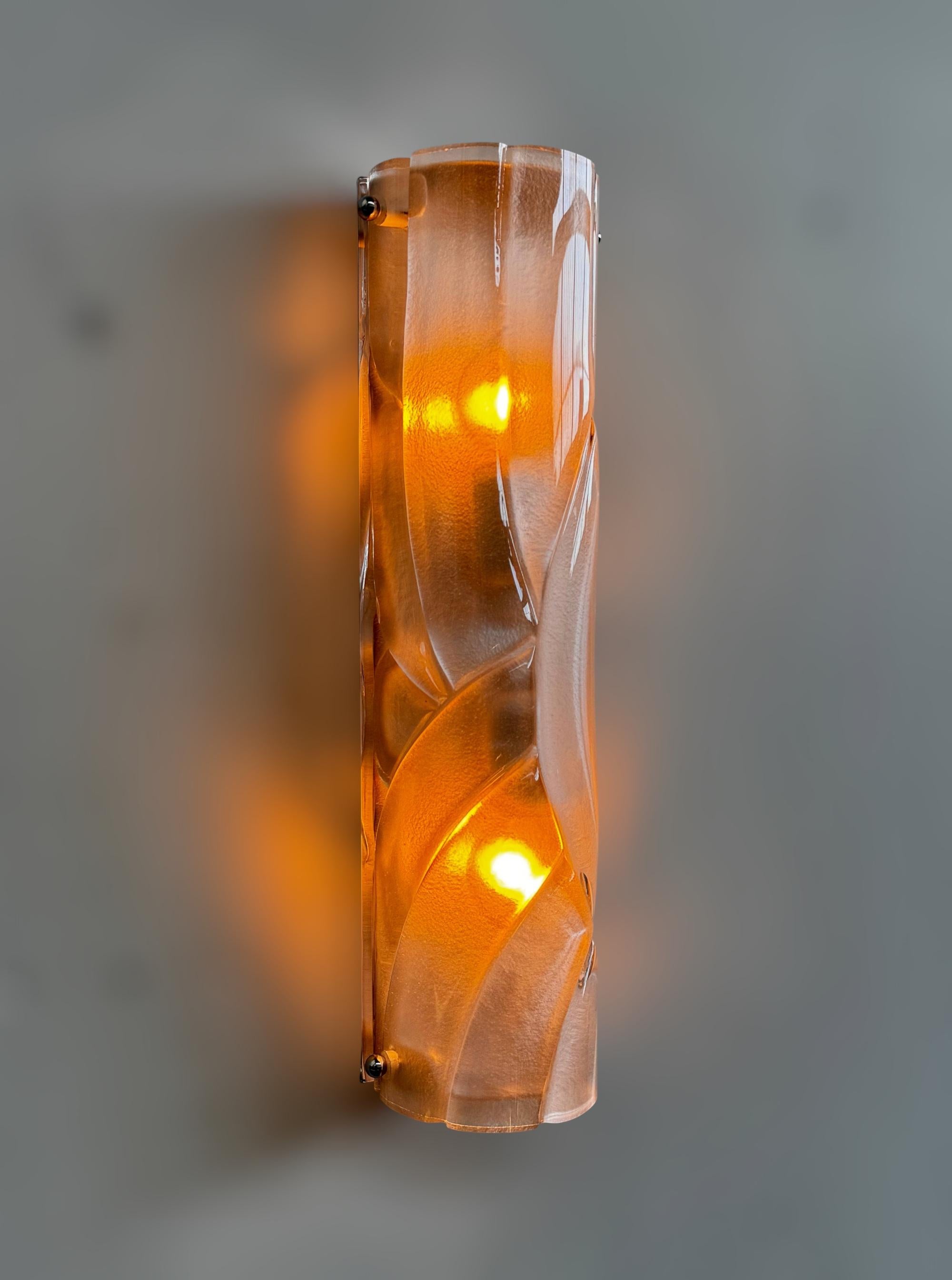 Avvolto-Wandleuchter / Einbaubeleuchtung von Fabio Ltd (Geblasenes Glas) im Angebot