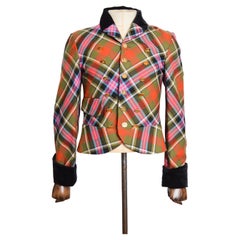 AW 1988 / 89 Vivienne Westwood Bruce of Kinnaird Tartan Mens Runway Jacket