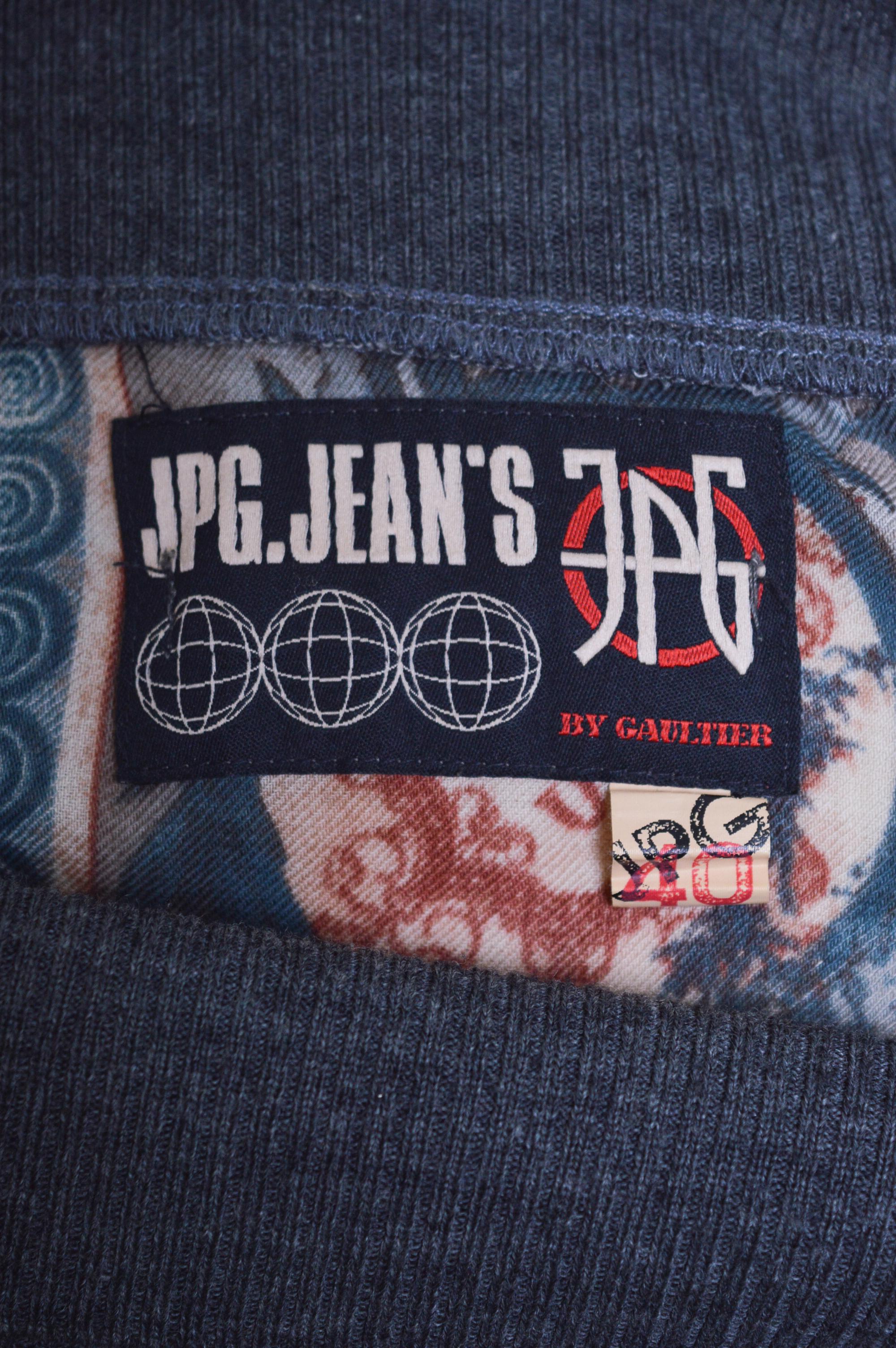 AW 1994 Vintage Jean Paul Gaultier Avantgarde Kiltrock mit amerikanischem Ureinwohnerdruck im Angebot 5