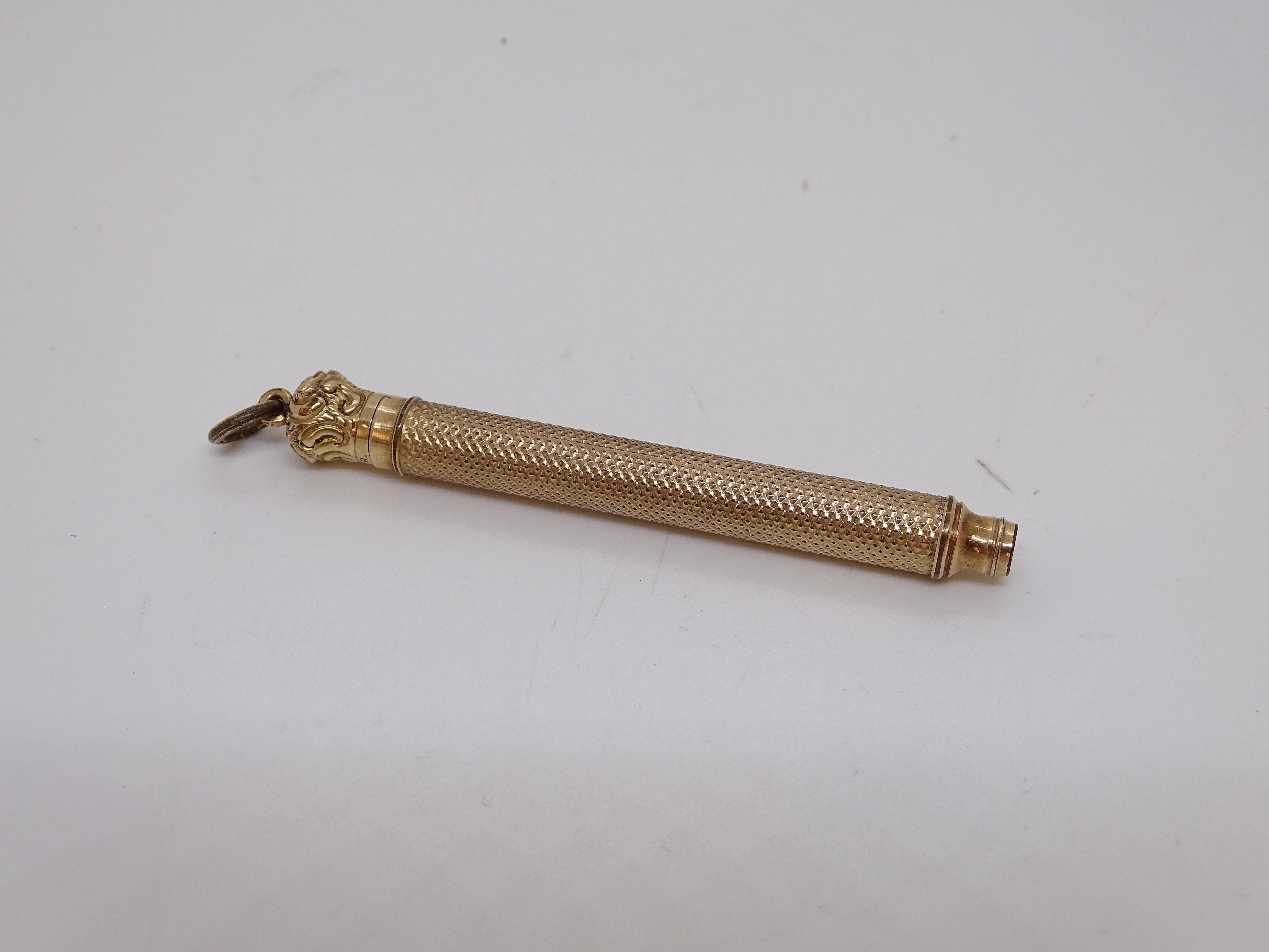 A.W. Porte-mine Faber-Castell or ou plaqué or, présenté dans son emballage d'origine. en vente 9