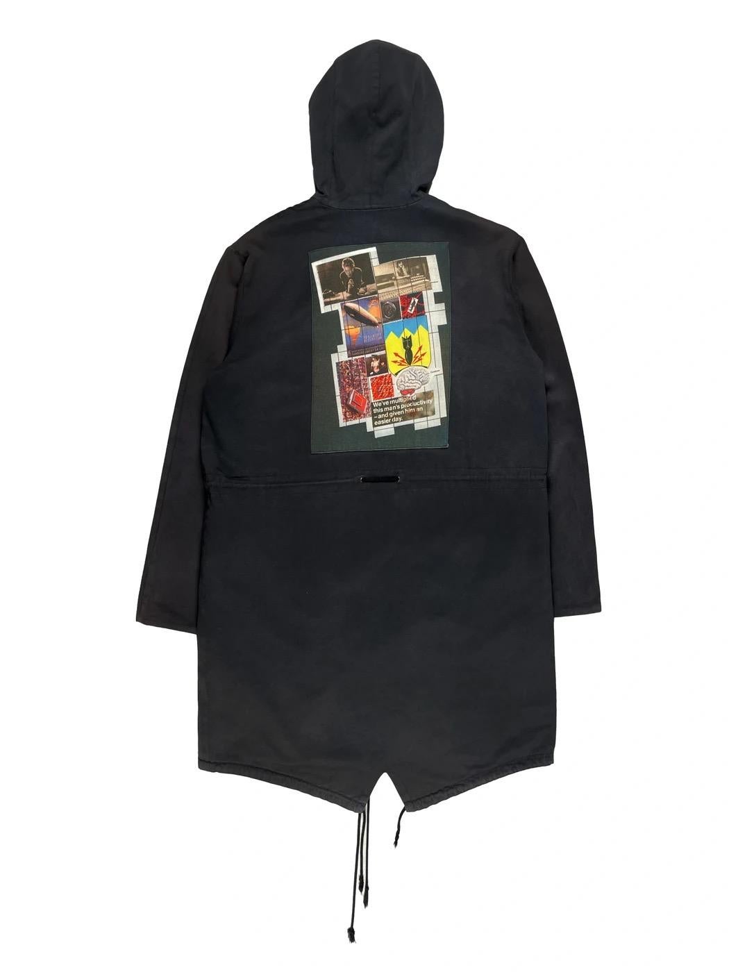 Raf Simons - Parka « Closer » AW03 Excellent état - En vente à Beverly Hills, CA