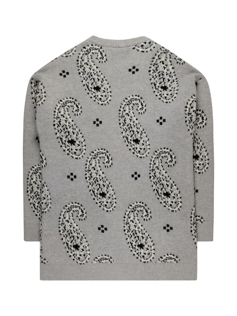Raf Simons AW04 'Waves' Paisley Sweater For Sale at 1stDibs