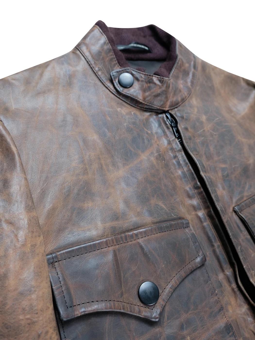 yohji yamamoto leather jacket