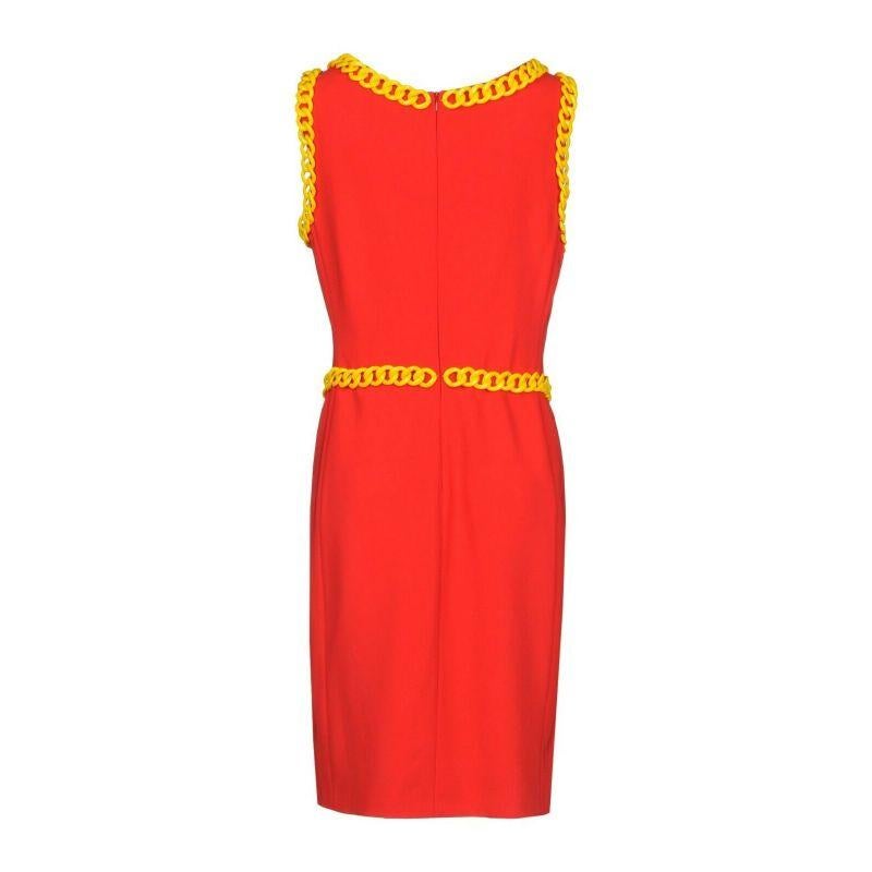 AW14 Moschino Couture Jeremy Scott McDonalds Fast Food Belted Dress Red Yellow

Additional Information:
Material: 64% Triacetate, 36% Polyester    
Color: Multi-Color/Red/Yellow
Pattern: Fast Food / McDonald's
Style: Slip Dress
Size: 38 IT
100%