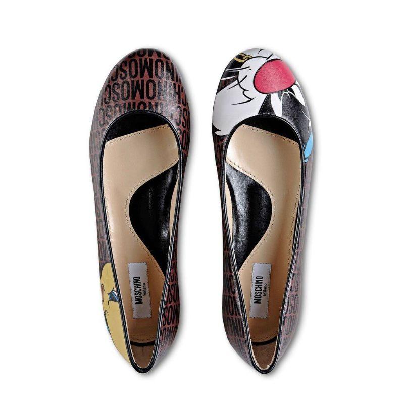AW15 Moschino Couture Jeremy Scott Looney Tunes Tweety Flat Ballet Shoes

Additional Information:
Material: Leather
Color: Multi-Color/Brown
Pattern: Looney Tunes
Style: Ballet Flats
Size: 35
Heel Height: Flat (0 to 1/2 in.) 
Character: Tweety100%