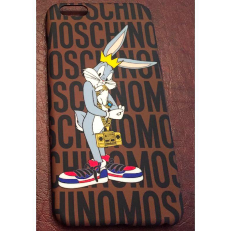 AW15 Moschino Couture Jeremy Scott Looneytunes Bugs Bunny Case for Iphone 6 Plus
 
Additional Information:
Material: 100% PA 
Color: Multi-Color
Compatible Model: For iPhone 6 Plus, For iPhone 6s Plus 
Dimension: 3 W x 0.5 D x 6.5 H in
100%