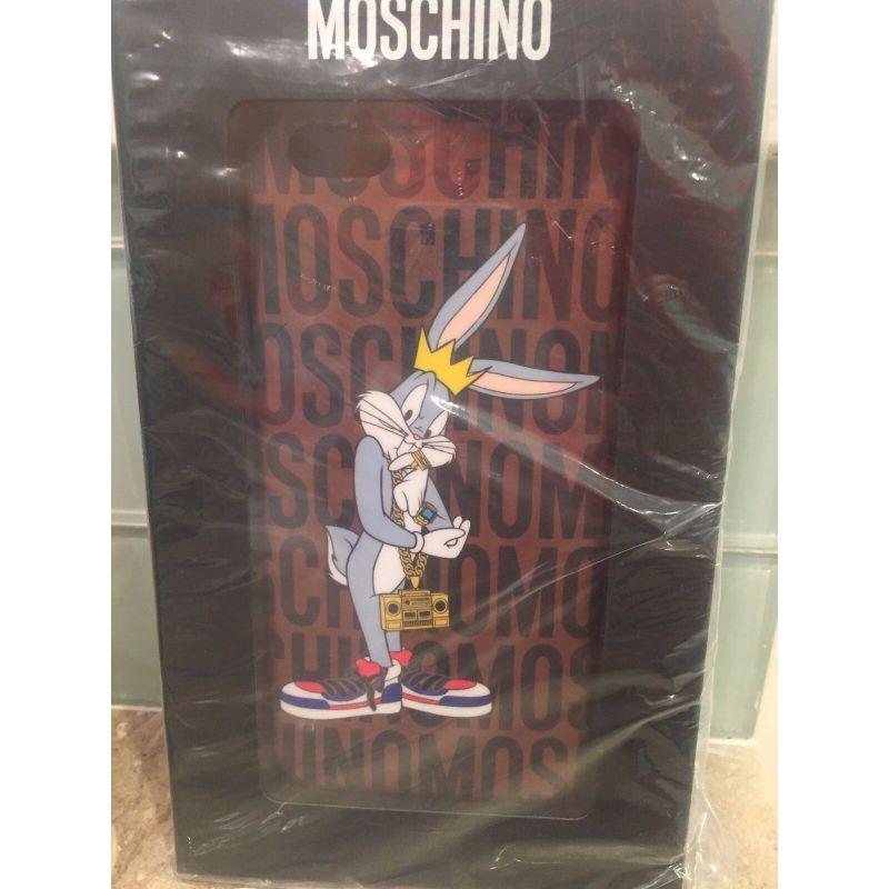 AW15 Moschino Couture Jeremy Scott Looneytunes Bugs Bunny Case for Iphone 6 Plus In New Condition In Palm Springs, CA