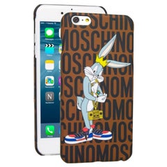 AW15 Moschino Couture Jeremy Scott Looneytunes Bugs Bunny Etui für Iphone 6 Plus