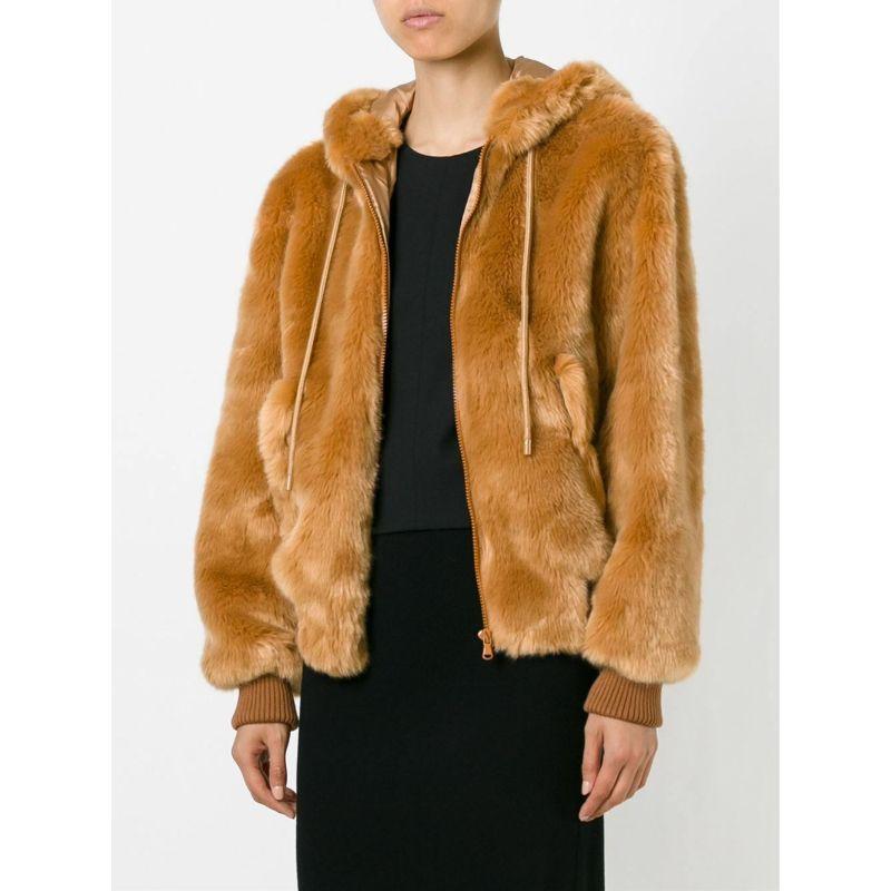 AW15 Moschino Couture Jeremy Scott Teddy Bear Bomber Hoodie Ready to Bear 42 IT For Sale 1