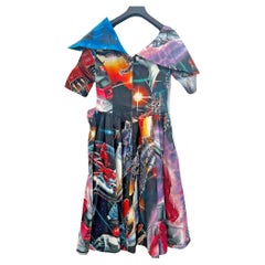 Robe de cocktail Moschino Couture Transformers AW17 de Jeremy Scott