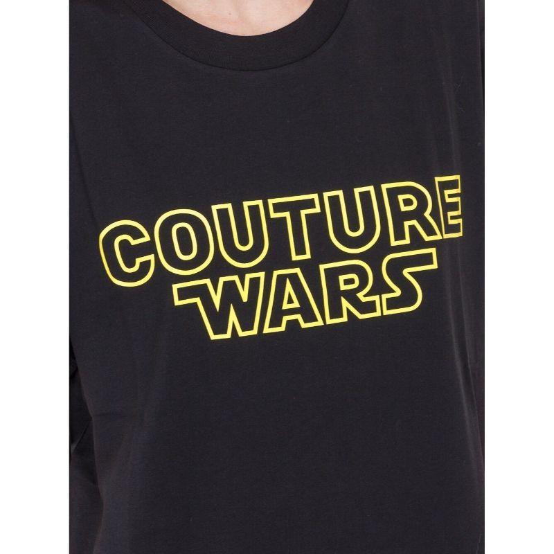 AW18 Moschino Couture Jeremy Scott Star Wars „Couture Wars“ Schwarzes T-Shirt- 38 IT im Angebot 2
