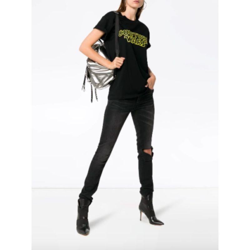AW18 Moschino Couture Jeremy Scott Star Wars „Couture Wars“ Schwarzes T-Shirt- 38 IT im Angebot 3