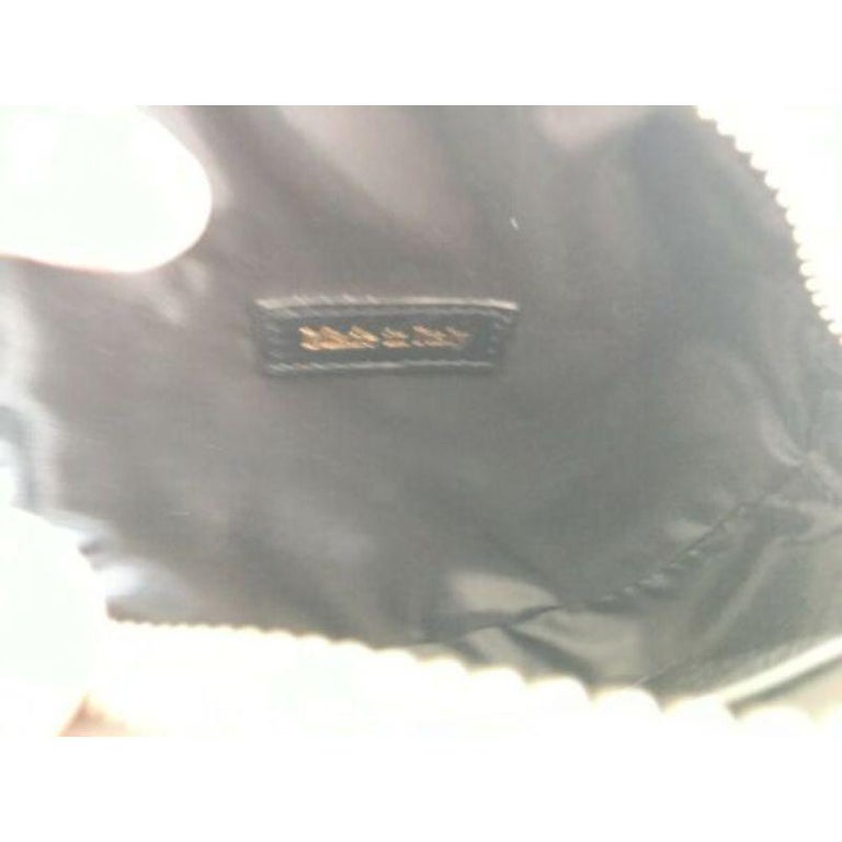 SS20 Moschino Couture Jeremy Scott Fan Leather Clutch Bag w/silky tassel  & Gold