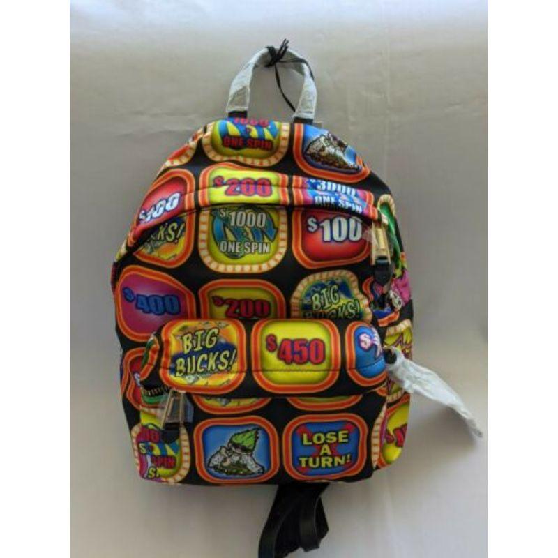 AW19 Moschino Couture Jeremy Scott Game Show Troll Adjustable Straps Backpack In New Condition For Sale In Palm Springs, CA