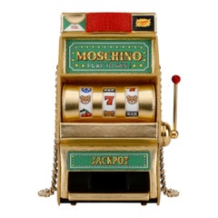 AW19 Moschino Couture Jeremy Scott Slot Machine Calf Leather Shoulder Bag