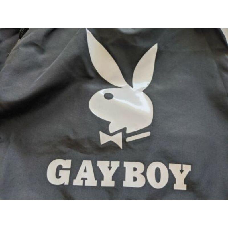 AW19 Moschino Couture x Jeremy Scott x Playboy Gayboy Black Swim Trunks 52 IT 3