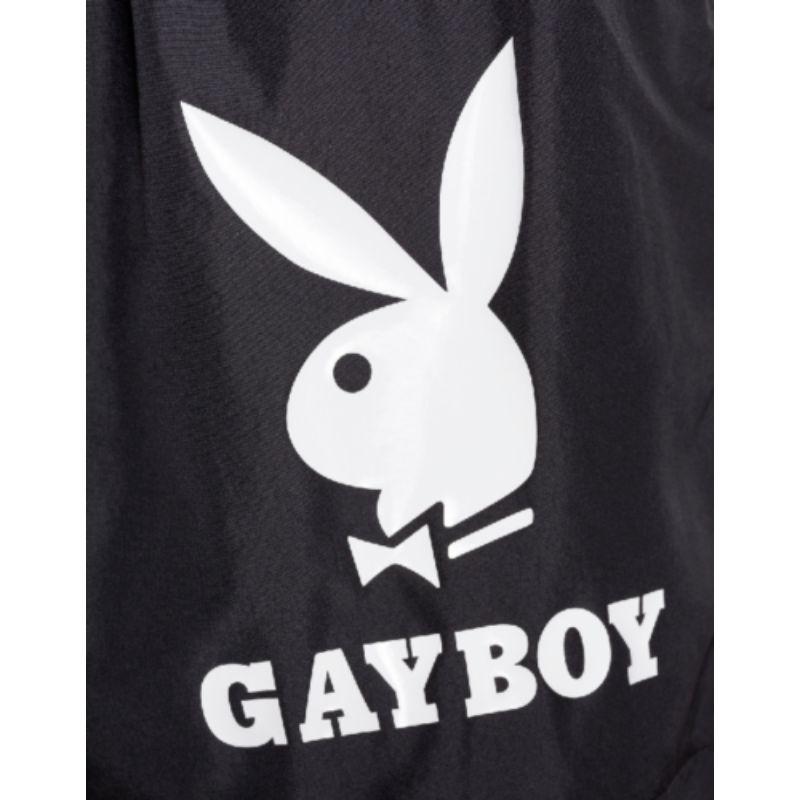 AW19 Moschino Couture x Jeremy Scott x Playboy Gayboy Black Swim Trunks 52 IT 4