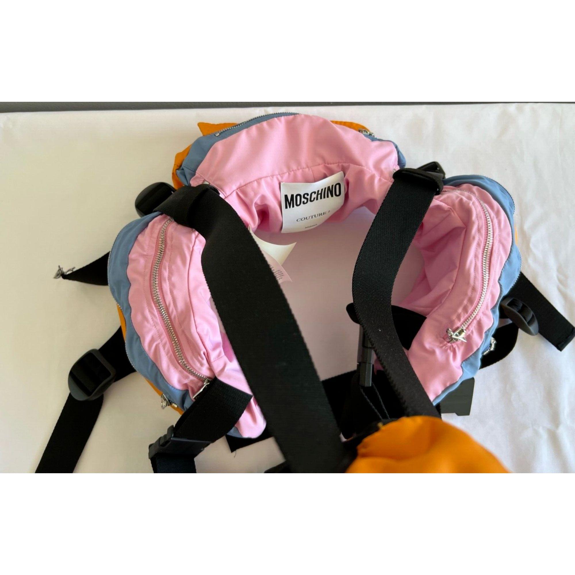 AW20 Moschino Couture Carrier Multiple Fanny Packs Trekking Harness In New Condition For Sale In Palm Springs, CA