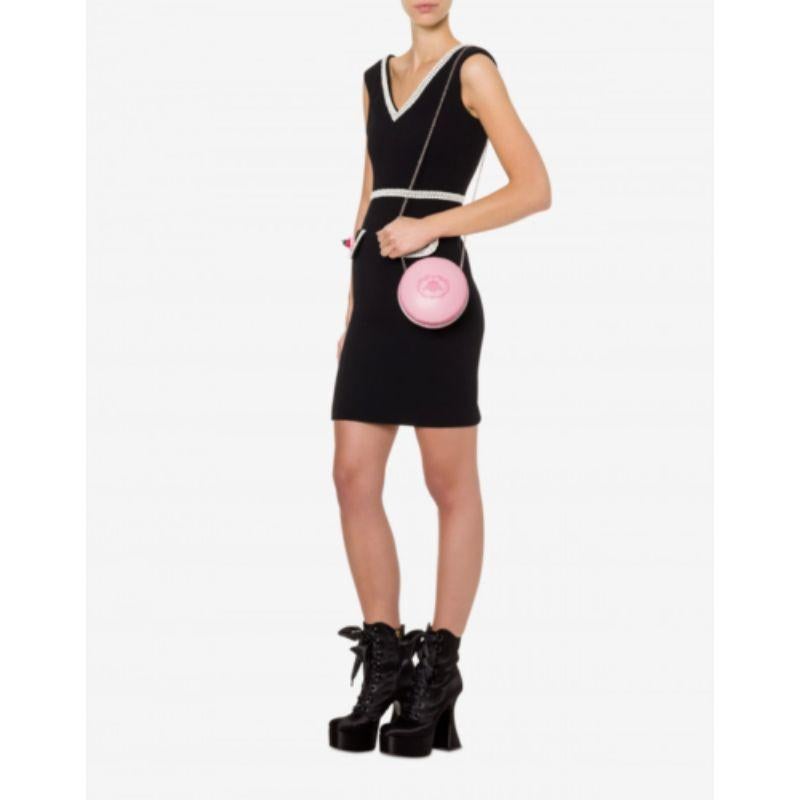 AW20 Moschino Couture Jeremy Scott Macaron Leather Shoulderbag Marie Antoinette For Sale 3