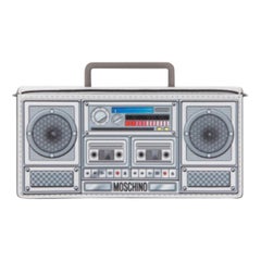AW20 Moschino Couture Jeremy Scott Mini Boombox Leather Crossbody Bag