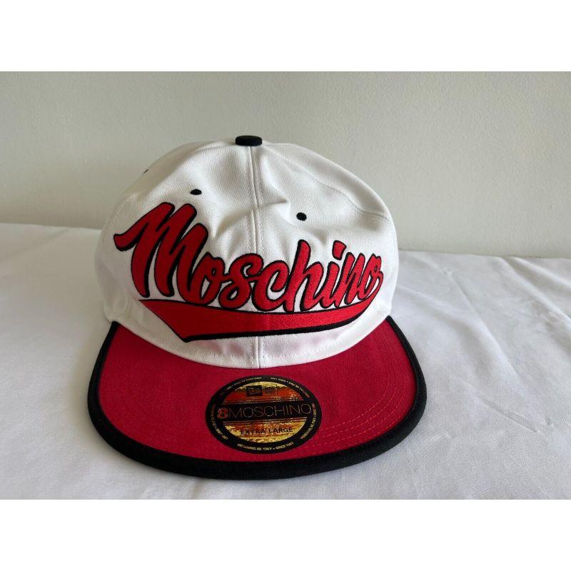AW20 Moschino Couture Jeremy Scott Oversized Snapback Logo Hat Nyc