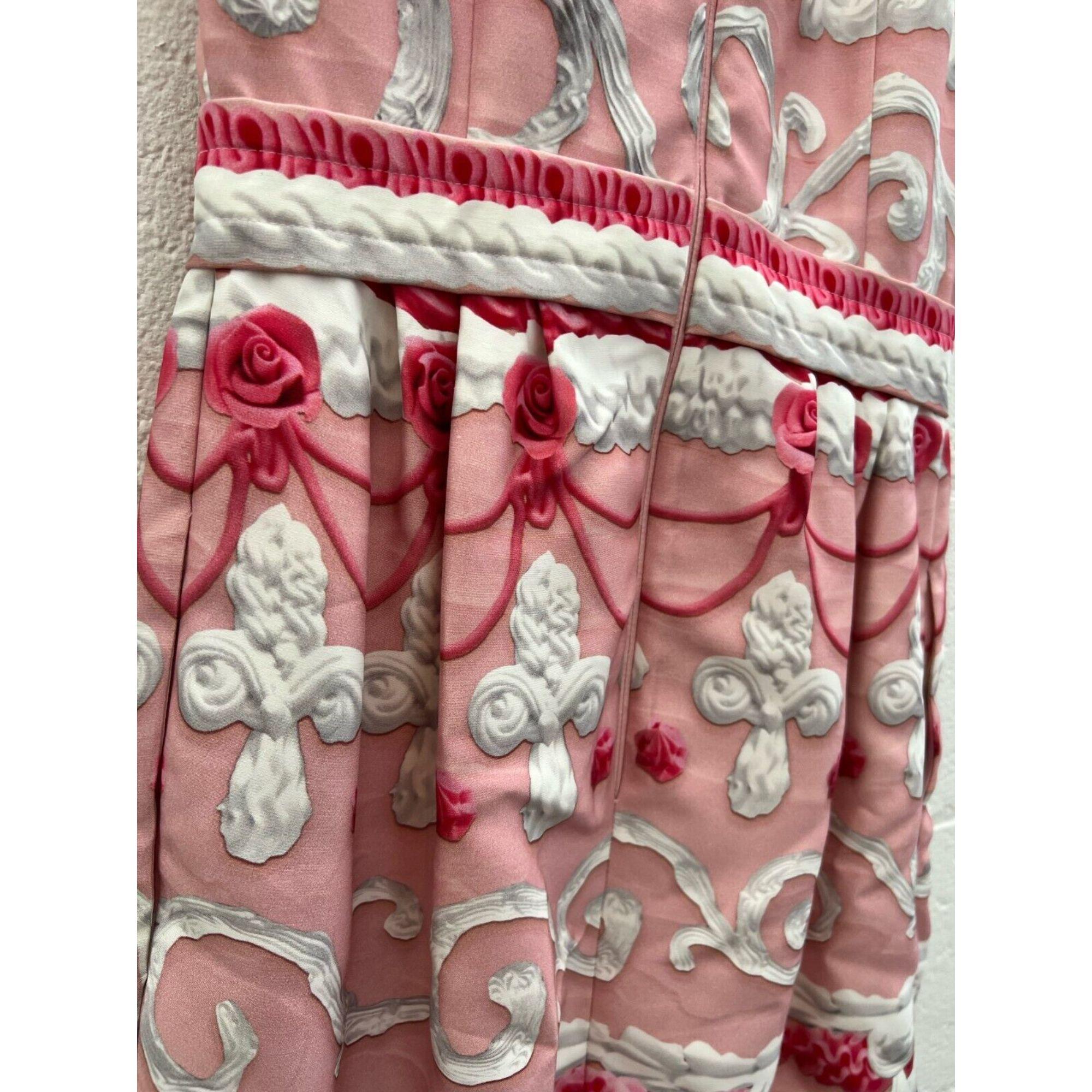 AW20 Moschino Couture Marie Antoinette Pink Pastel Cake Dress by Jeremy Scott For Sale 3