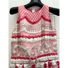 AW20 Moschino Couture, Marie Antoinette, Pink Pastel, Cake Dress, IT 40 / US 6
