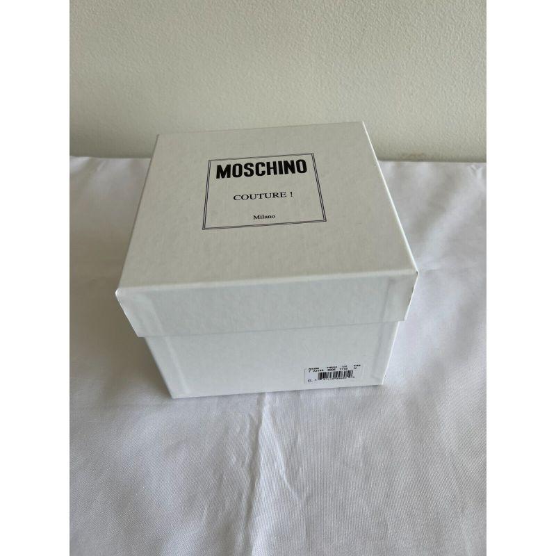 AW20 Moschino Couture Mini Leather Black Backpack/Keychain/Belt Bag/Shoulder Bag en vente 7