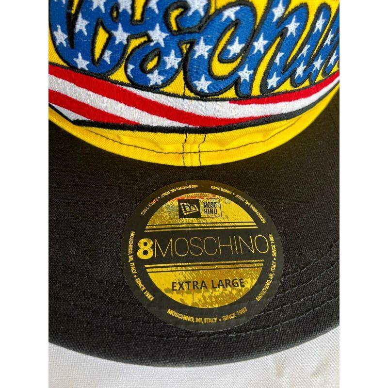 Black AW20 Moschino Couture Oversized Gigantic Snapback Hat by Jeremy Scott For Sale