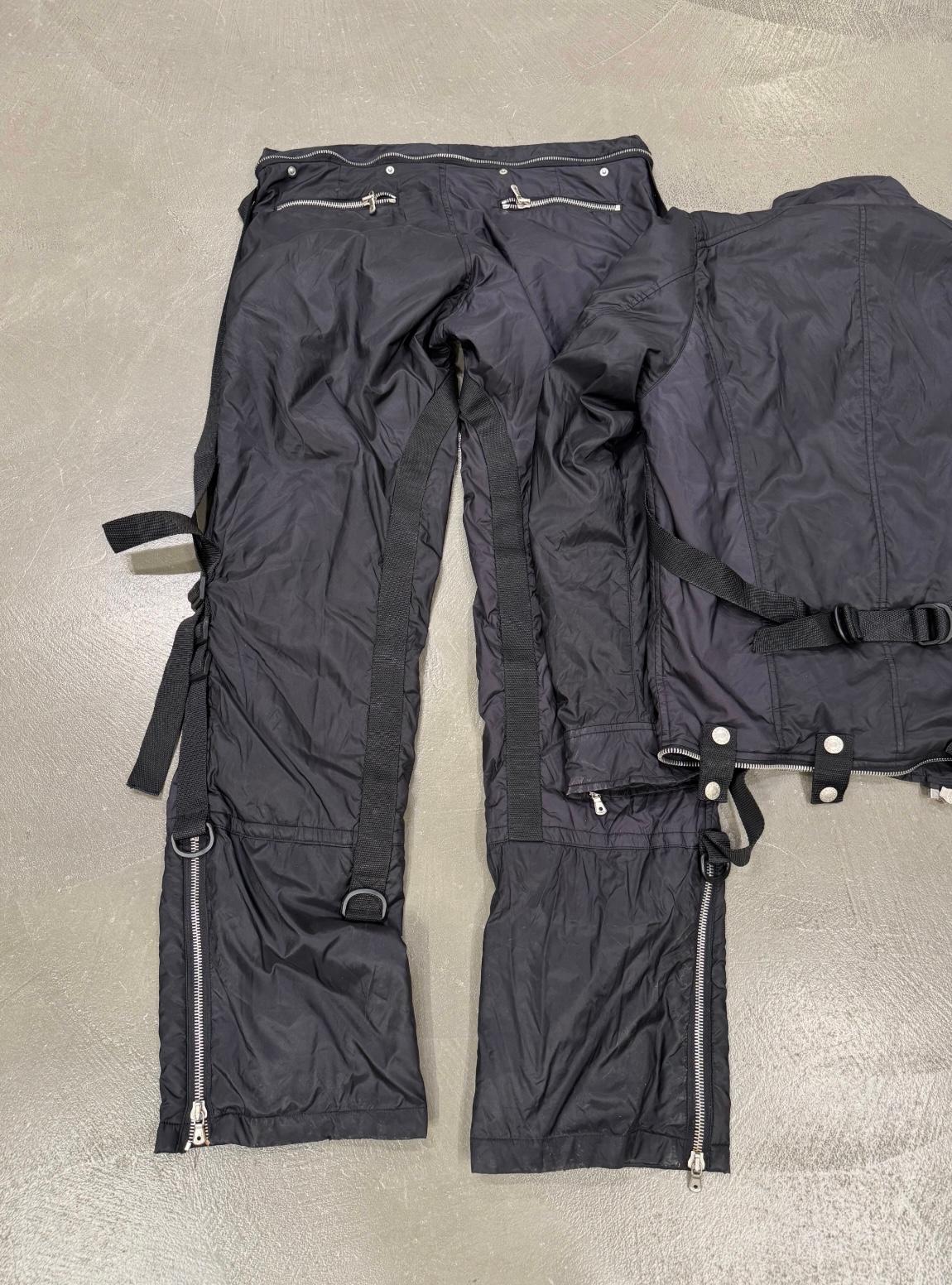 AW2003 Dolce & Gabbana bondage parachute runway jumpsuit/set en vente 4