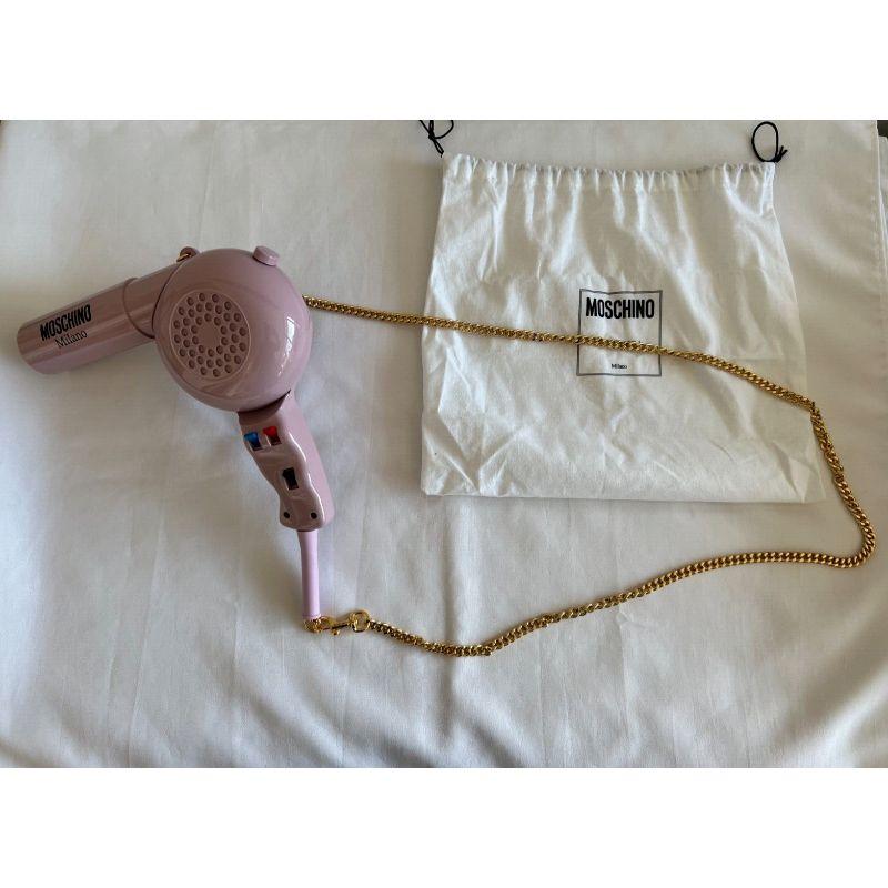 AW21 Moschino Couture Blow Dryer Mini Shoulder Bag by Jeremy Scott en vente 7