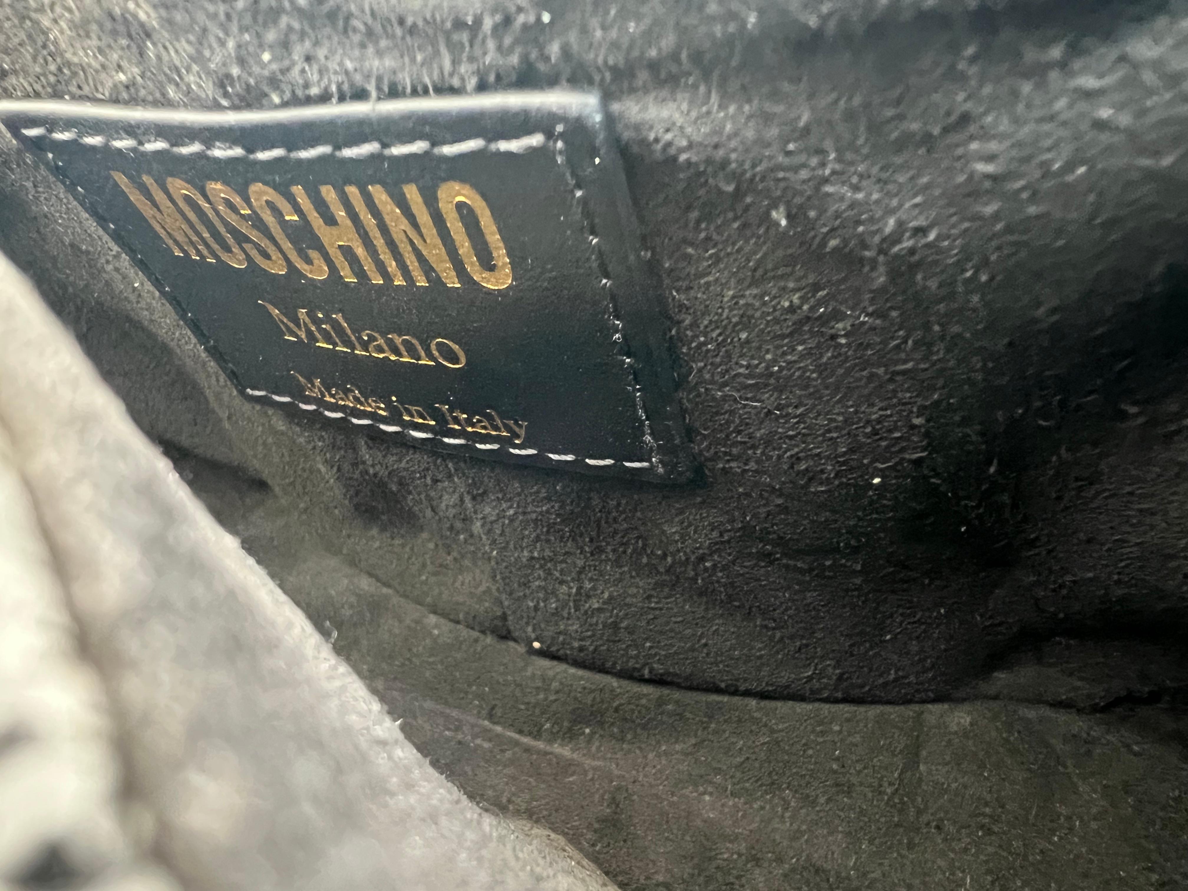 AW21 Moschino Couture Jeremy Scott Black Binoculars Shoulder Bag $2675 MSRP RARE 15