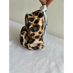 AW21 Moschino Couture Leopard Print Umhängetasche Mini-Rucksack von Jeremy Scott