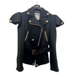 AW21 Moschino Couture Viscose Jacket/Coat with Gold Hardware by Jeremy Scott