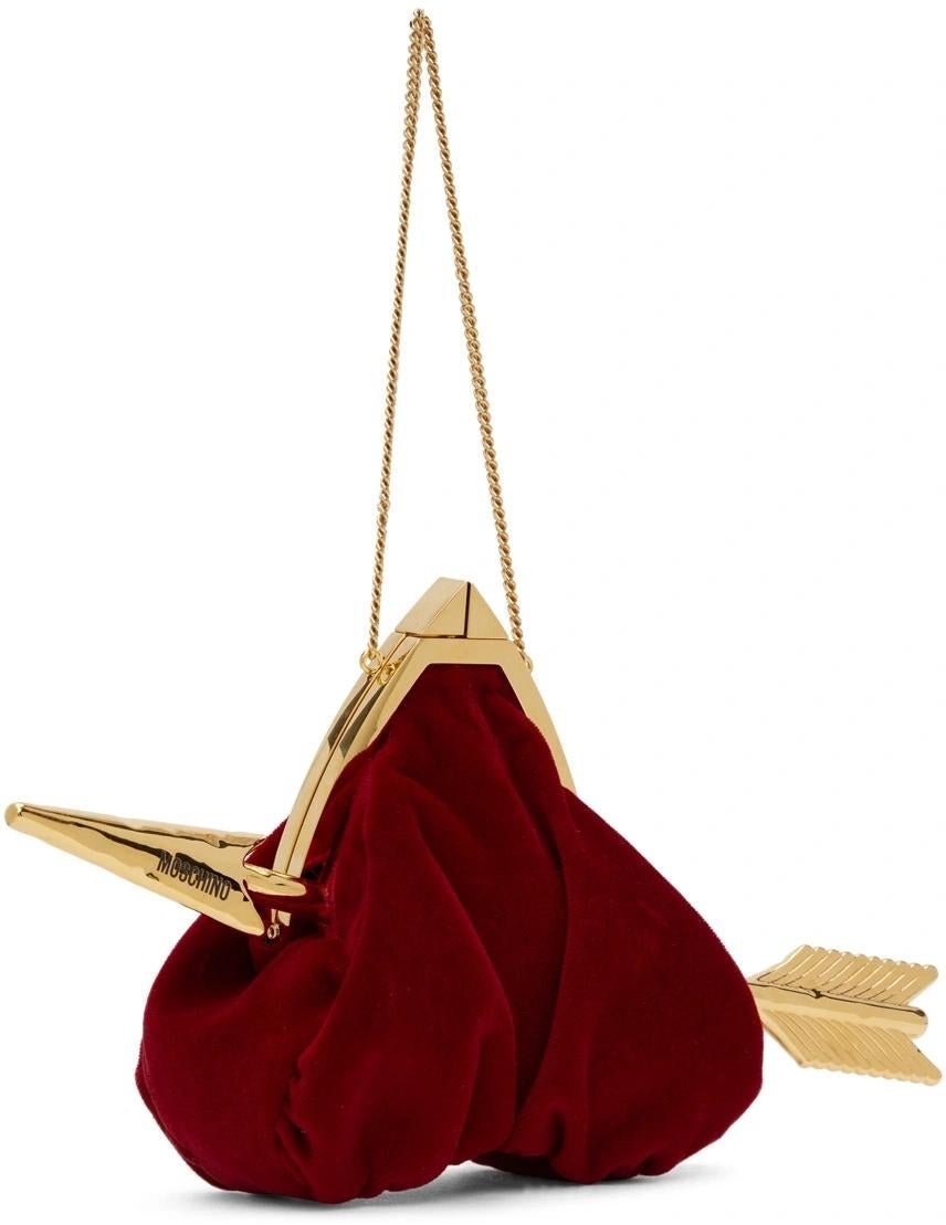 *Deadstock Rare Item!*
MOSCHINO COUTURE

Heart & Arrow Red Velvet Purse Bag

AW22 collection by Jeremy Scott



MSRP $1,855+tax!



SUPER CUTE!

100% Authentic!!!


Condition: Brand new with tags, original Moschino dust bag included

Color: Red,