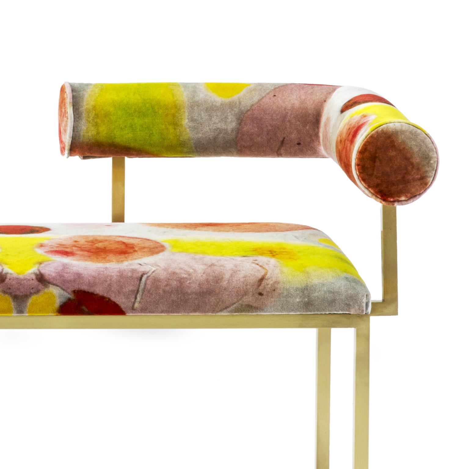 Post-Modern Awaiting L Bench by Secondome Edizioni For Sale