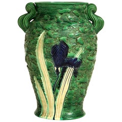 Awaji Pottery Vase, circa 1920s